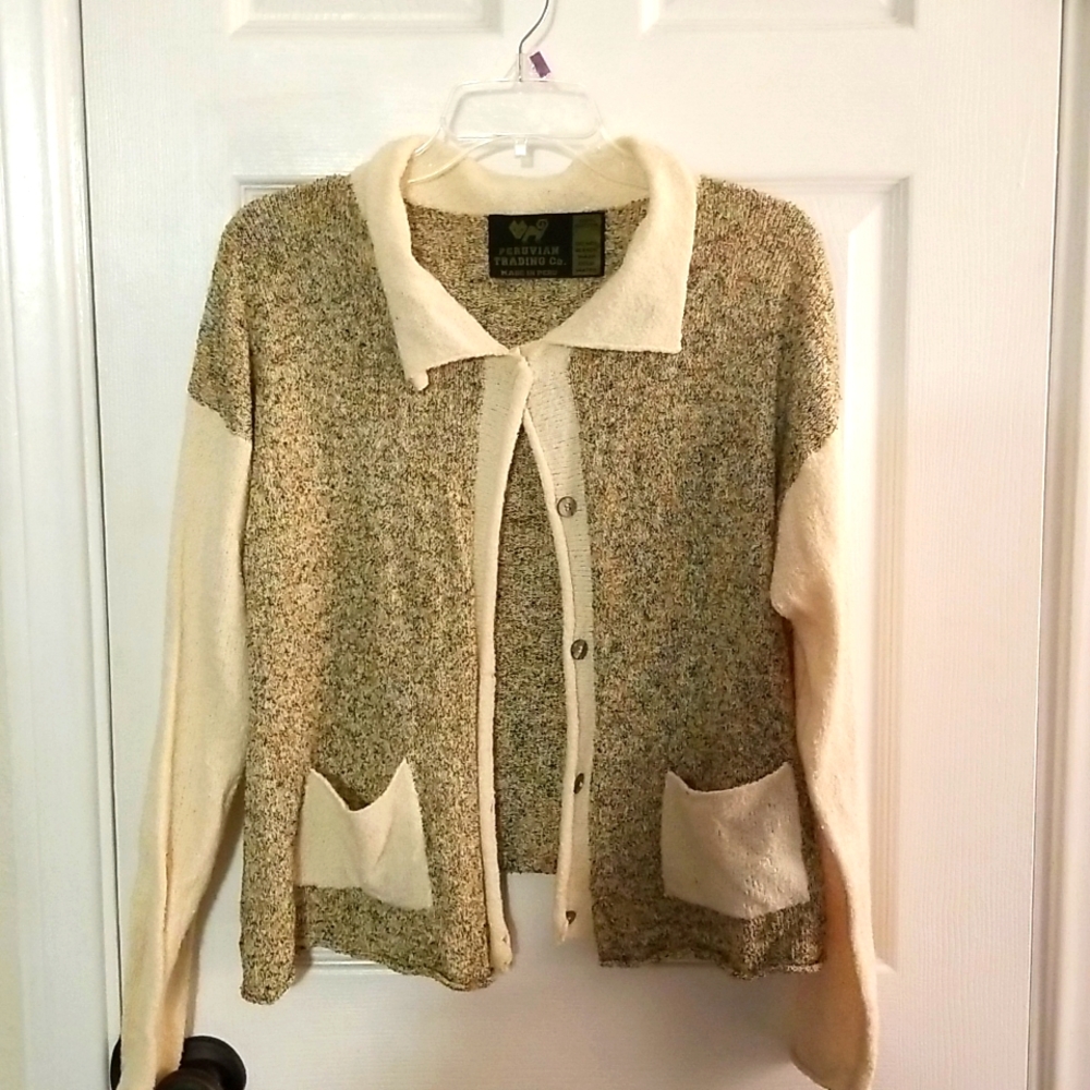 Earth tone Cardigan 100% Cotton